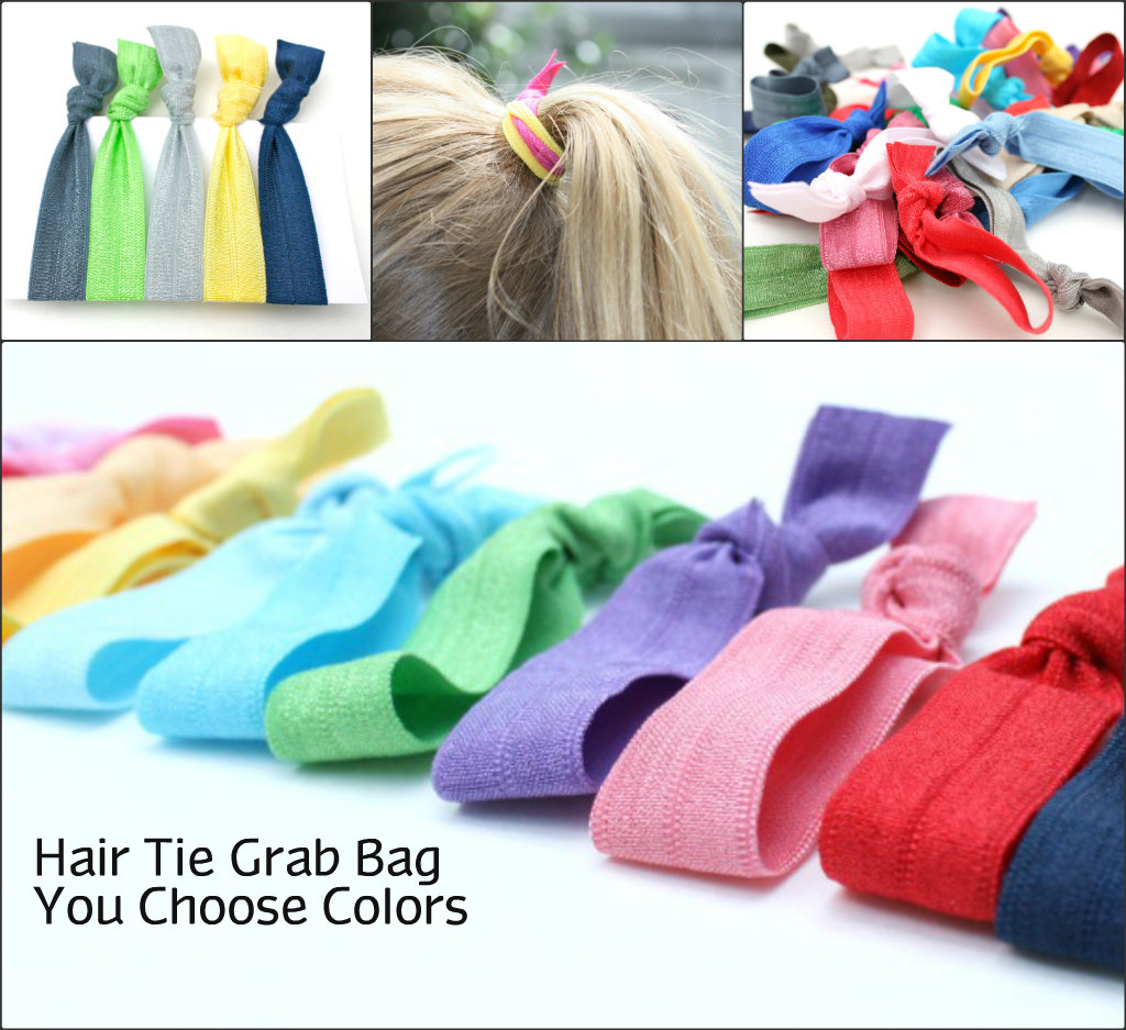 ribbon hair elastics